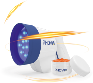 Phovia lamp and gel